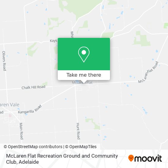 McLaren Flat Recreation Ground and Community Club map