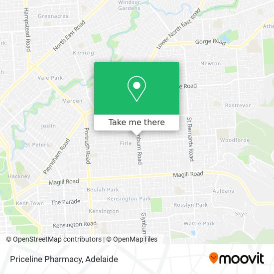 Priceline Pharmacy map