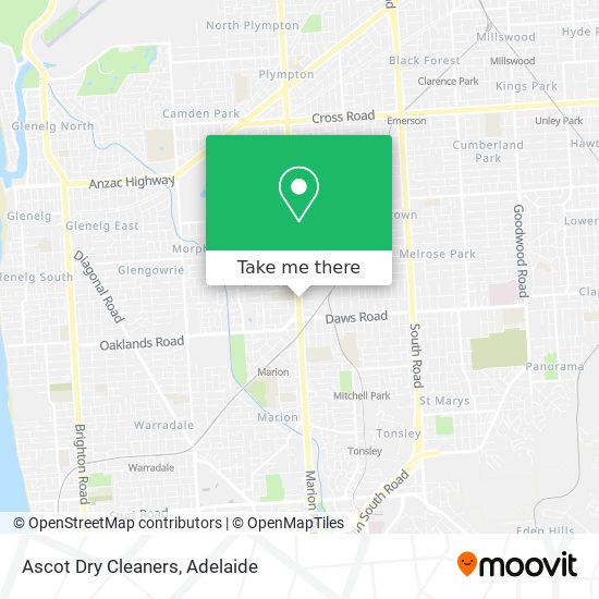 Ascot Dry Cleaners map
