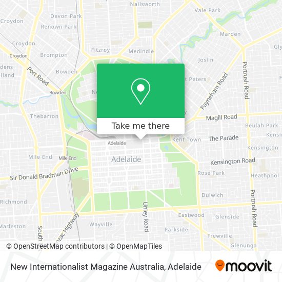 New Internationalist Magazine Australia map