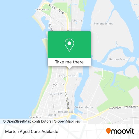 Marten Aged Care map