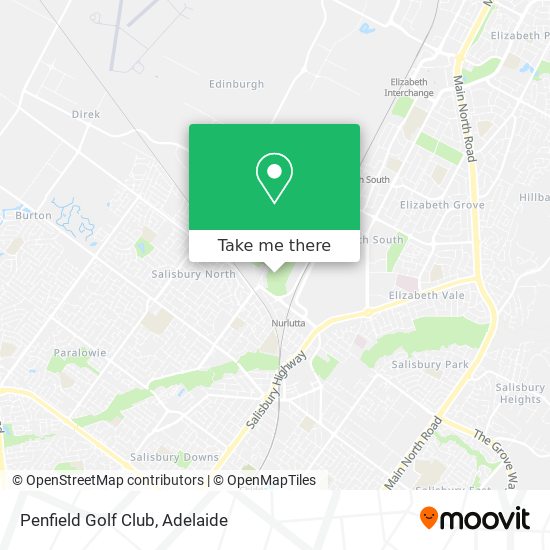 Penfield Golf Club map