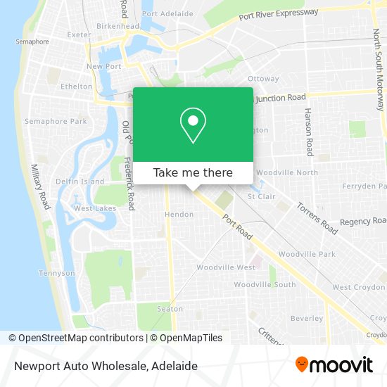 Newport Auto Wholesale map
