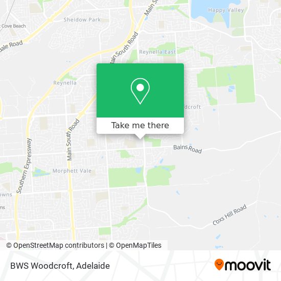 BWS Woodcroft map