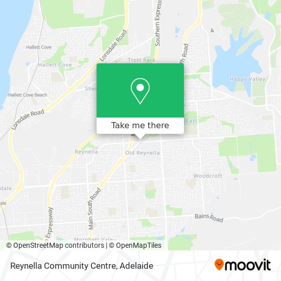 Reynella Community Centre map