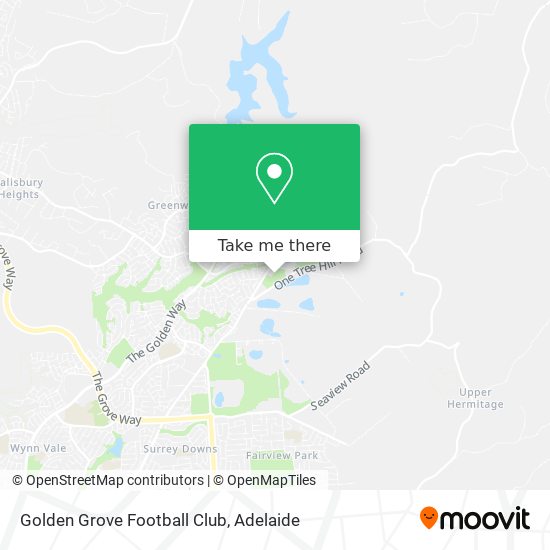 Mapa Golden Grove Football Club