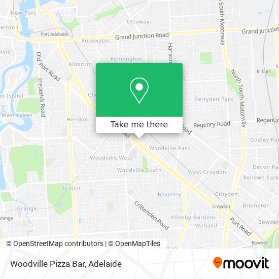 Woodville Pizza Bar map