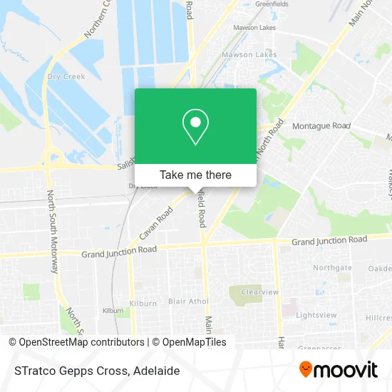 Mapa STratco Gepps Cross