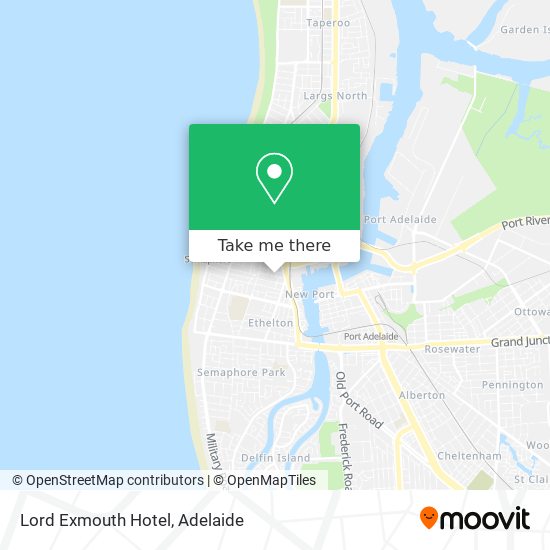 Lord Exmouth Hotel map
