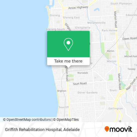 Mapa Griffith Rehabilitation Hospital