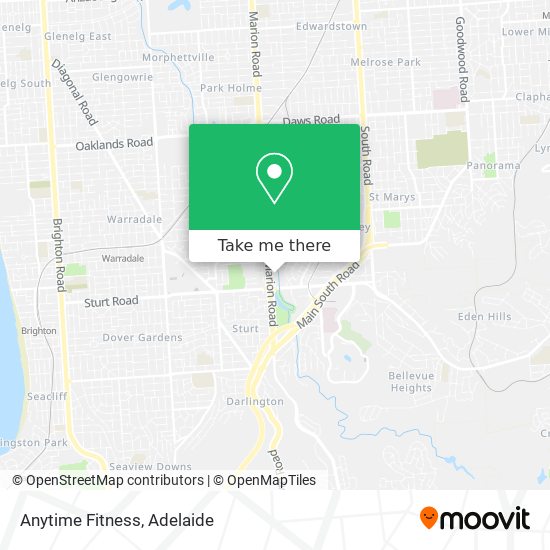 Anytime Fitness map