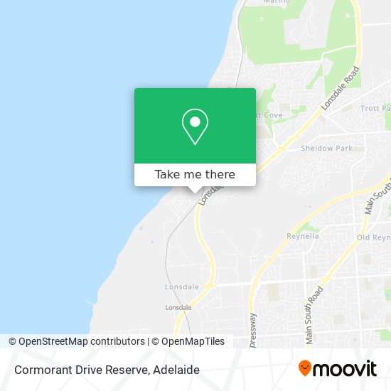 Cormorant Drive Reserve map