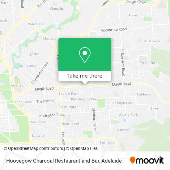 Hoosegow Charcoal Restaurant and Bar map