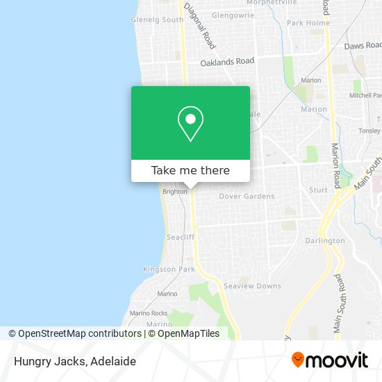 Mapa Hungry Jacks