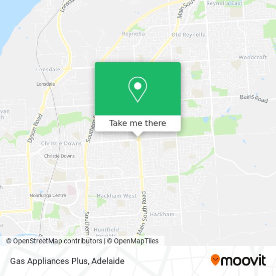 Gas Appliances Plus map