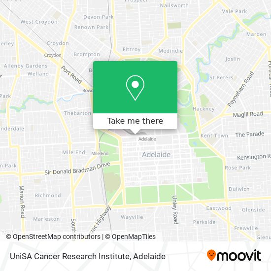 UniSA Cancer Research Institute map