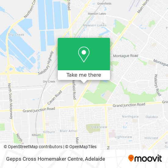 Mapa Gepps Cross Homemaker Centre