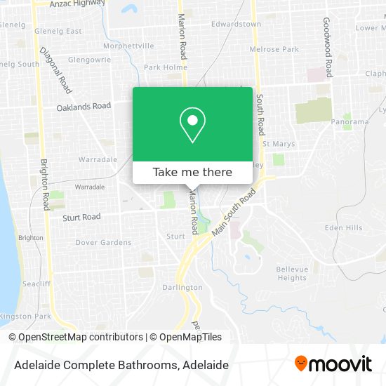 Adelaide Complete Bathrooms map