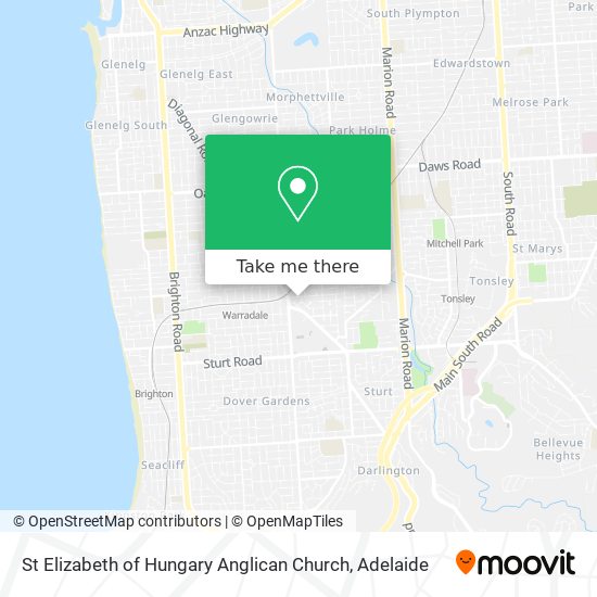 St Elizabeth of Hungary Anglican Church map