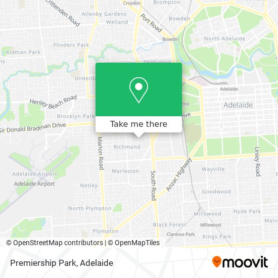 Premiership Park map