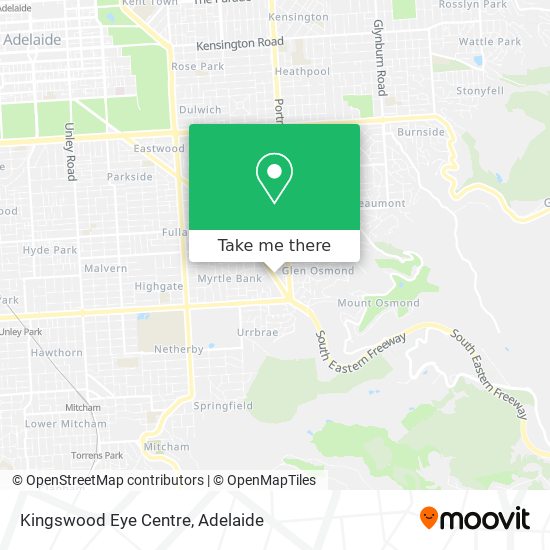 Mapa Kingswood Eye Centre