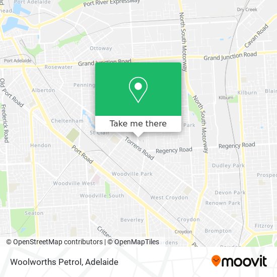 Woolworths Petrol map