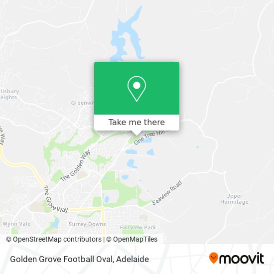 Golden Grove Football Oval map