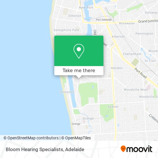 Bloom Hearing Specialists map