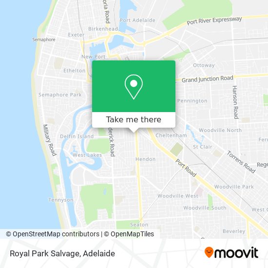 Royal Park Salvage map