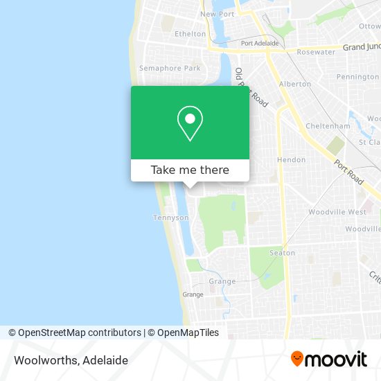 Mapa Woolworths