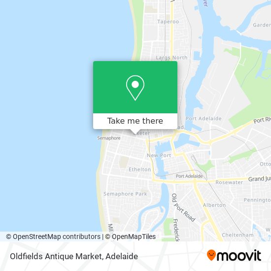 Oldfields Antique Market map