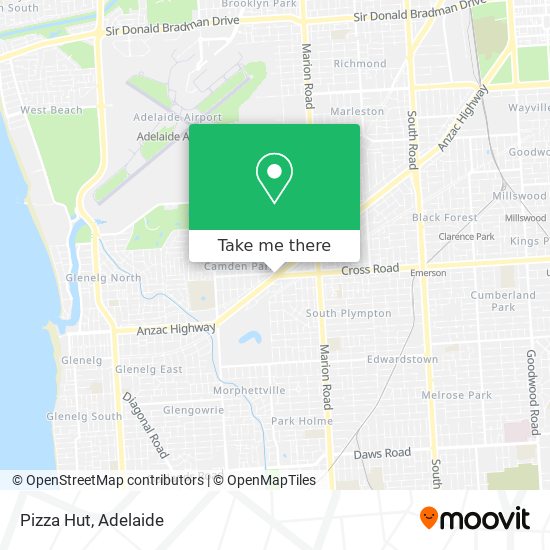 Pizza Hut map