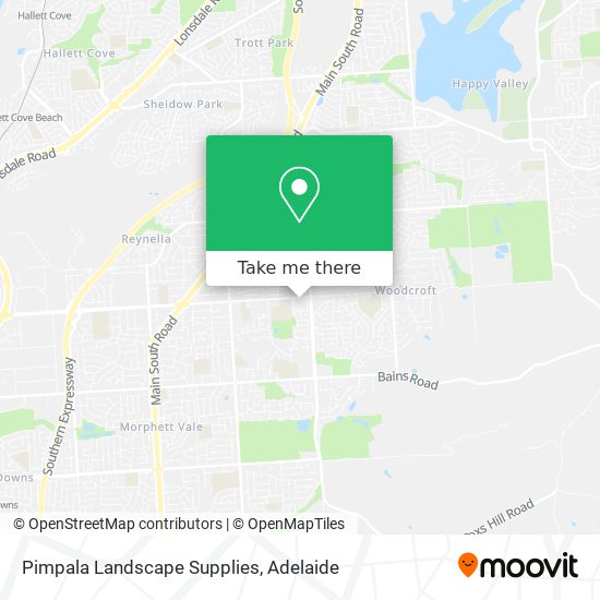 Pimpala Landscape Supplies map
