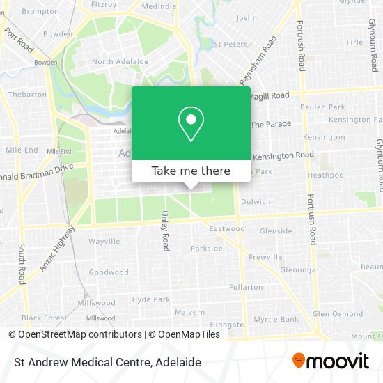 St Andrew Medical Centre map