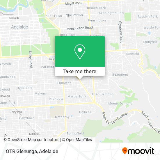 OTR Glenunga map