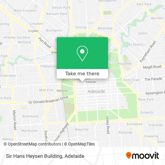 Sir Hans Heysen Building map