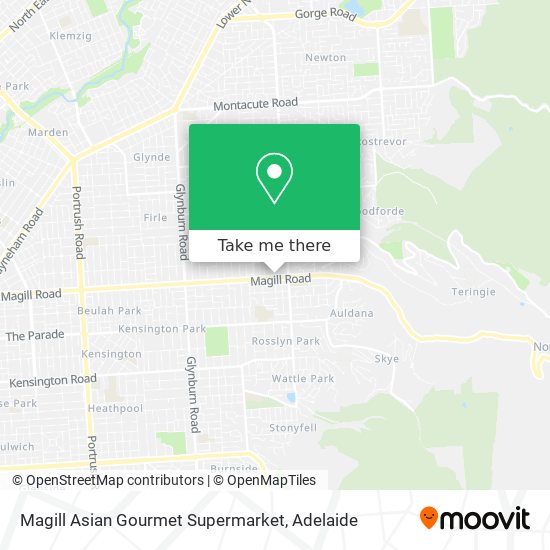 Mapa Magill Asian Gourmet Supermarket