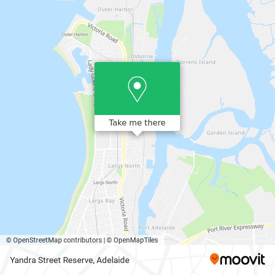 Yandra Street Reserve map