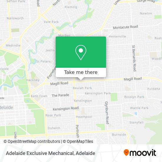 Adelaide Exclusive Mechanical map