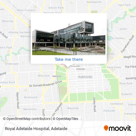 Royal Adelaide Hospital map