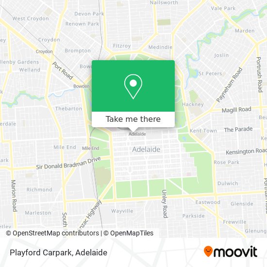 Playford Carpark map