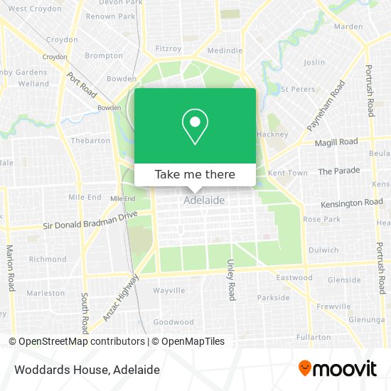 Woddards House map