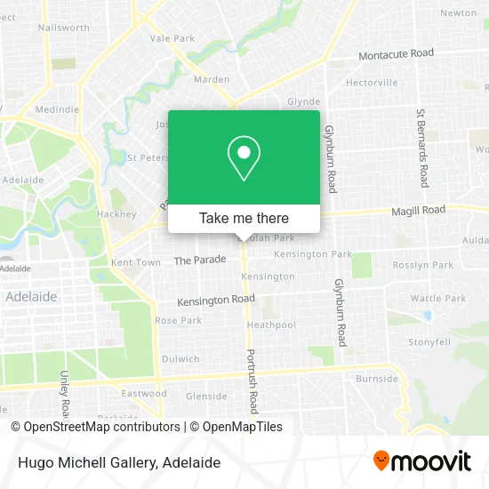 Hugo Michell Gallery map