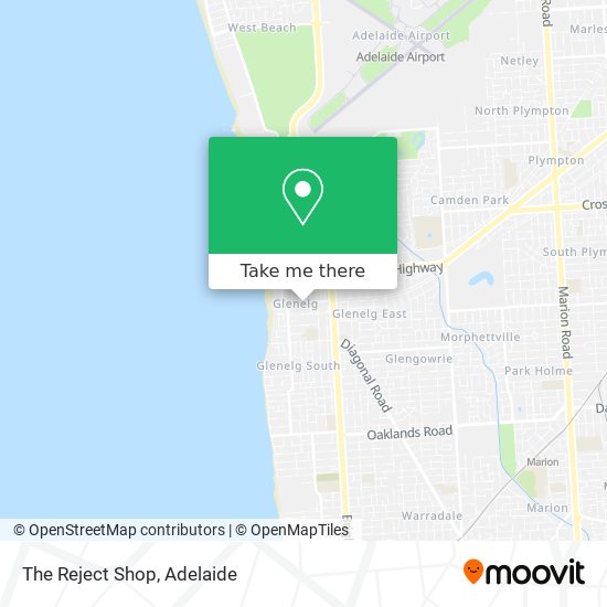 Mapa The Reject Shop