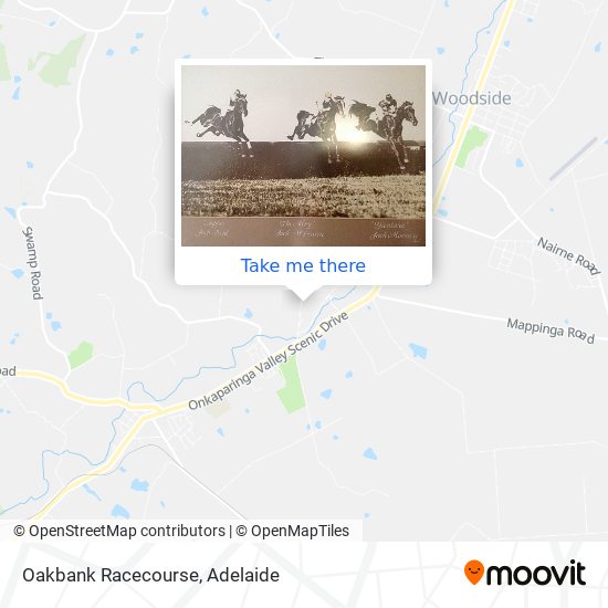 Oakbank Racecourse map