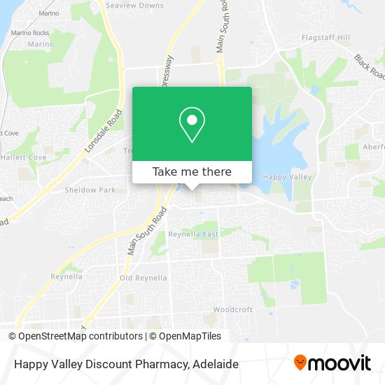 Mapa Happy Valley Discount Pharmacy