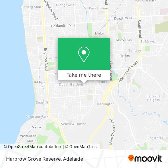 Mapa Harbrow Grove Reserve