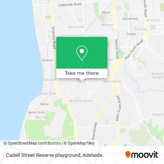 Cadell Street Reserve playground map