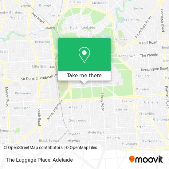 The Luggage Place map