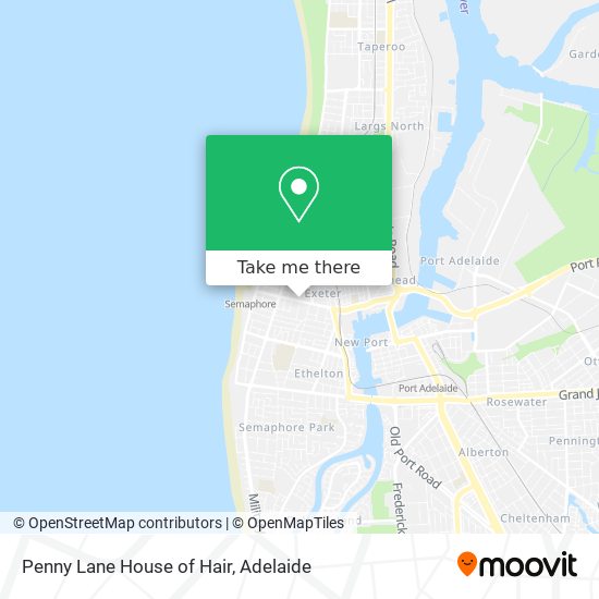 Penny Lane House of Hair map